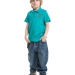Футболка-поло для мальчиков Mini Maxi, модель 7882, цвет бирюзовый