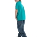 Футболка-поло для мальчиков Mini Maxi, модель 7882, цвет бирюзовый