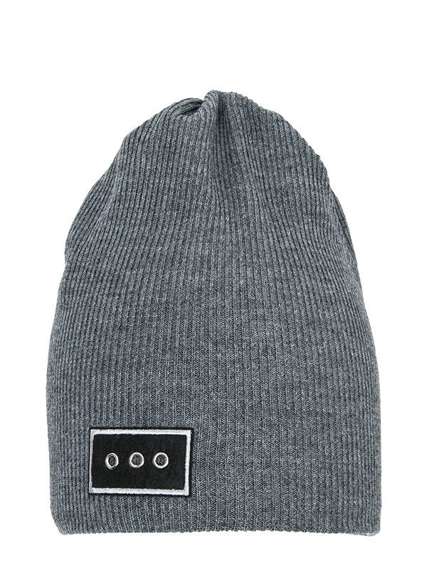 Шапка для мальчика Максимум, Миалт серый, весна-осень - Шапки весна-осень