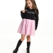 Платье для девочек Mini Maxi, модель 6366, цвет черный/розовый