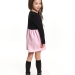 Платье для девочек Mini Maxi, модель 6366, цвет черный/розовый