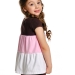 Туника для девочек Mini Maxi, модель 1567, цвет розовый/коричневый