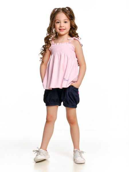 Комплект одежды для девочек Mini Maxi, модель 0816/0817, цвет розовый - Комплекты летние