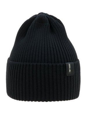 Шапка для мальчика Родион, Миалт черный, весна-осень