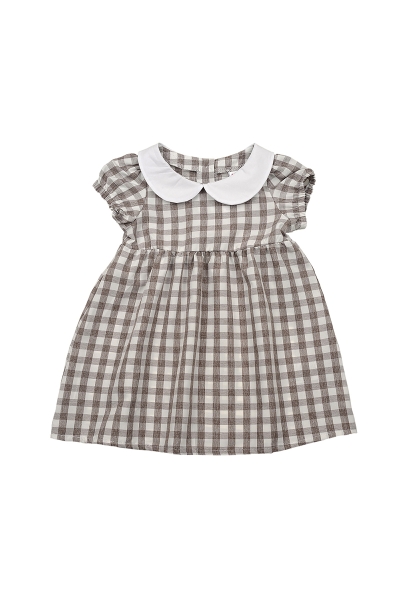 Платье для девочек Mini Maxi, модель 2650, цвет коричневый - Платья для девочек с коротким рукавом