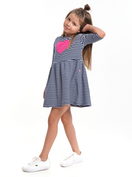 Платье для девочек Mini Maxi, модель 3797, цвет мультиколор - Платья для девочек с рукавом 3/4