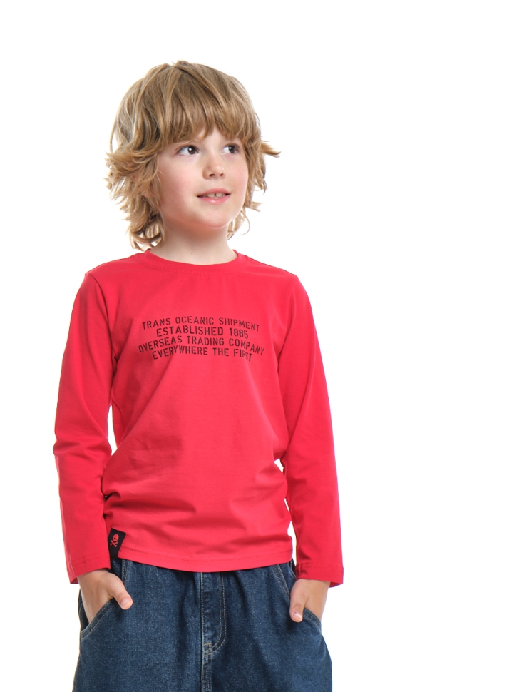 Свитшот для мальчиков Mini Maxi, модель 1988, цвет красный - Свитшоты для мальчиков