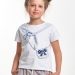 Футболка для девочек Mini Maxi, модель 6473, цвет белый