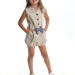 Платье для девочек Mini Maxi, модель 0367, цвет бежевый