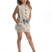 Платье для девочек Mini Maxi, модель 0367, цвет бежевый