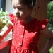 Платье для девочки вискоза БУШОН ST66, цвет красный цветы