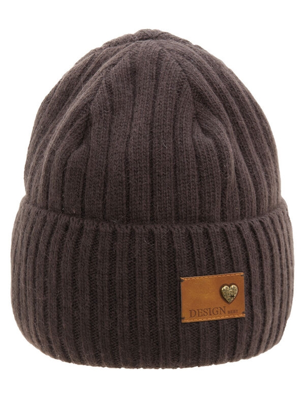 Шапка для девочки Симфония-1, Миалт темно-коричневый, зима - Зимние шапки для девочек