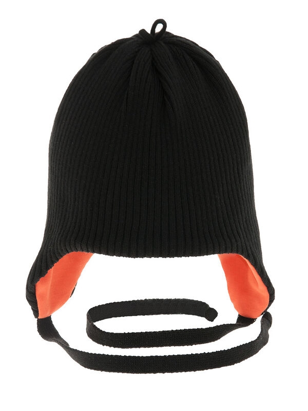 Шапка для мальчика Ленивец, Миалт черный, весна-осень - Шапки весна-осень