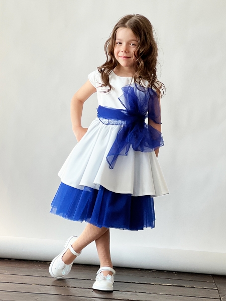 Летние платья для девочек голубого цвета – купить в интернет-магазине sela