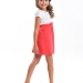 Платье для девочек Mini Maxi, модель 3144, цвет белый/коралловый