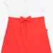 Платье для девочек Mini Maxi, модель 3144, цвет белый/коралловый