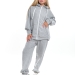 Спортивный костюм для девочек Mini Maxi, модель 8003, цвет серый/меланж
