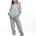 Спортивный костюм для девочек Mini Maxi, модель 8003, цвет серый/меланж