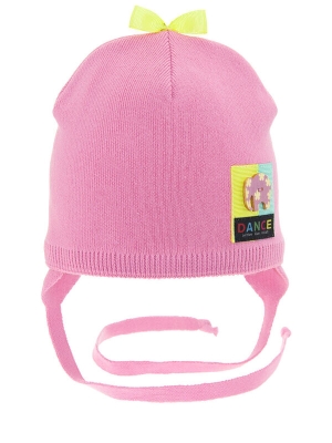 Шапка для девочки Elephant, Миалт ярко-розовый, весна-осень