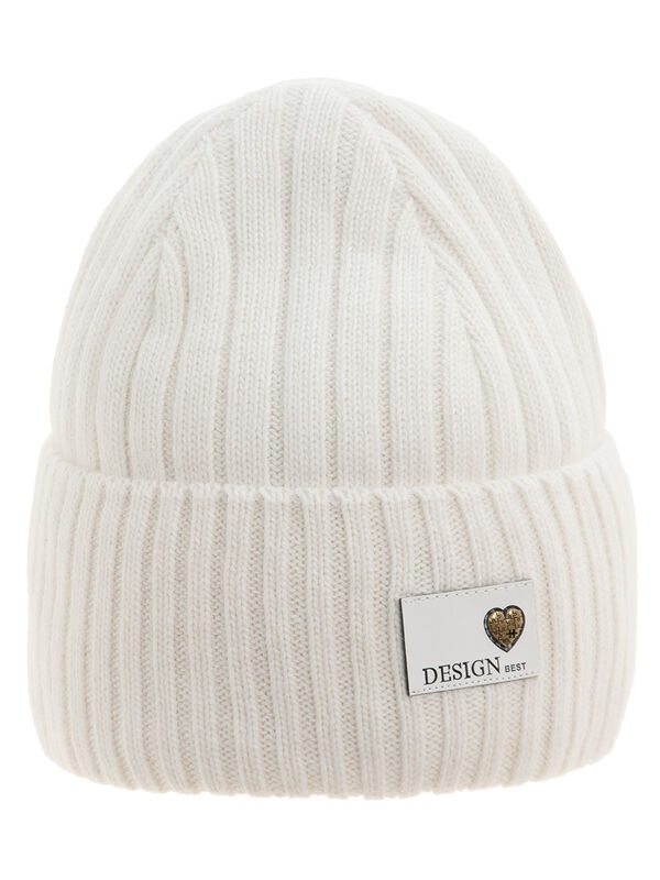 Шапка для девочки Симфония-1, Миалт белый, зима - Зимние шапки для девочек