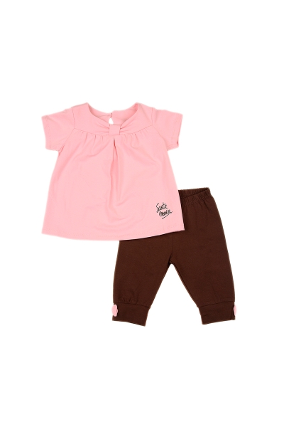 Комплект одежды для девочек Mini Maxi, модель 0749/0750, цвет розовый - Комплекты летние