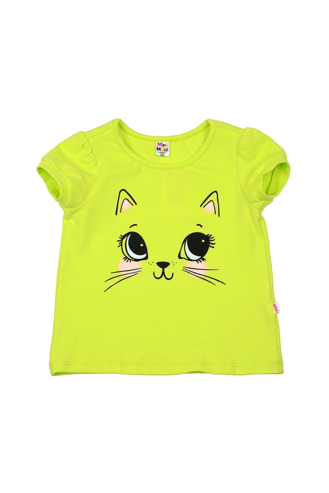 Футболка для девочек Mini Maxi, модель 2905, цвет салатовый - Футболки для девочек