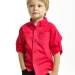 Рубашка для мальчиков Mini Maxi, модель 33g2508, цвет красный