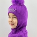 Шапка-шлем Рикель фиолетовый