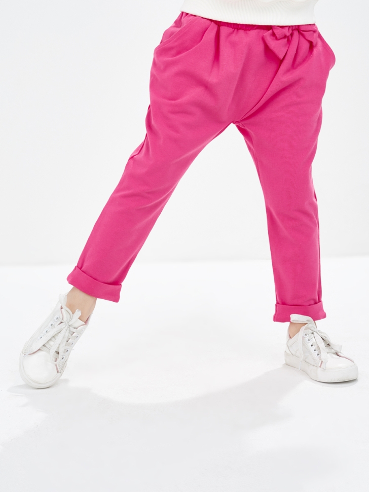 Бриджи для девочек Mini Maxi, модель 3401, цвет коралловый - Штаны трикотажные