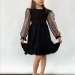 Платье для девочки нарядное БУШОН ST52, цвет черный