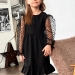 Платье для девочки нарядное БУШОН ST52, цвет черный