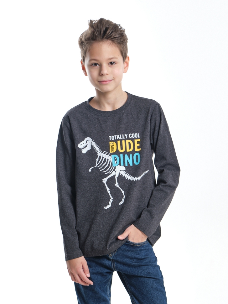 Лонгслив для мальчиков Mini Maxi, модель 6092, цвет черный - Лонгсливы / футболки - дл. рукав