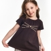 Футболка для девочек Mini Maxi, модель 0803, цвет коричневый