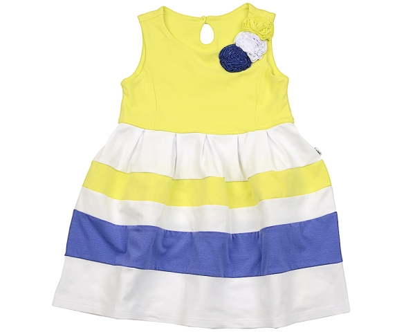 Платье для девочек Mini Maxi, модель 1640, цвет салатовый - Платья для девочек с коротким рукавом