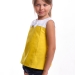 Футболка для девочек Mini Maxi, модель 1686, цвет белый/желтый
