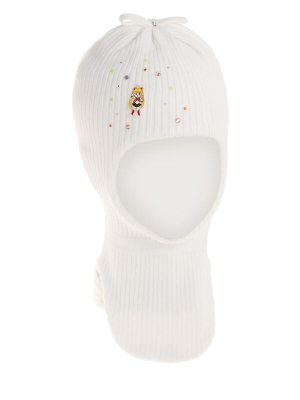 Шлем для девочки Зарина, Миалт белый, весна-осень