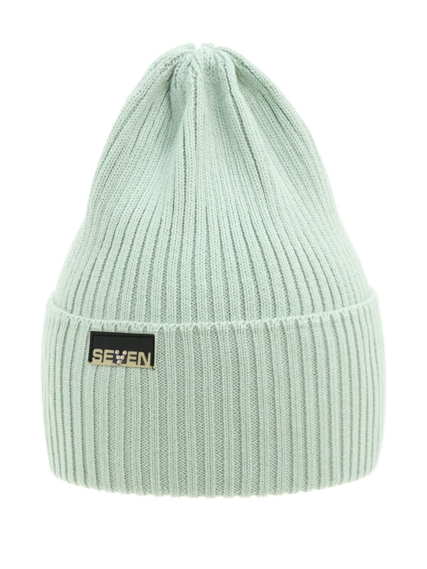 Шапка для девочки Севиль, Миалт бледно-мятный, весна-осень - Для девочек весна-осень
