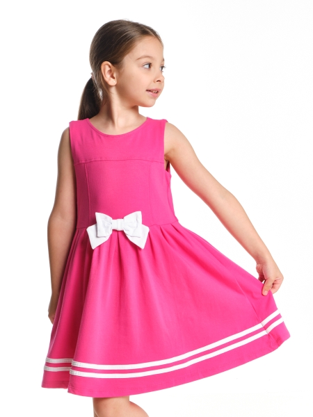 Платье для девочек Mini Maxi, модель 2966, цвет малиновый - Платья для девочек с коротким рукавом