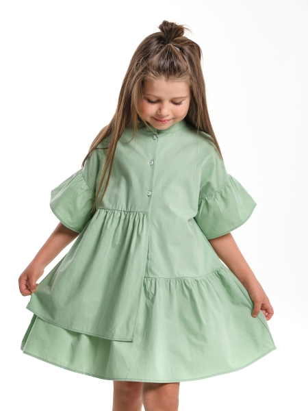 Платье для девочек Mini Maxi, модель 7935, цвет фисташковый - Платья для девочек с коротким рукавом