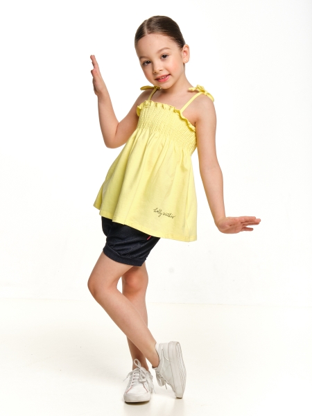 Комплект для девочек Mini Maxi, модель 0816/0817, цвет желтый - Комплекты летние