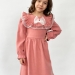 Платье для девочки нарядное БУШОН ST59, цвет темно-розовый