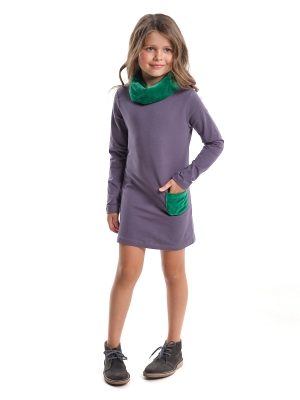 Платье для девочек Mini Maxi, модель 0256, цвет серый