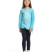 Лонгслив для девочек Mini Maxi, модель 2371, цвет бирюзовый