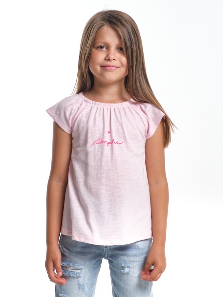 Футболка для девочек Mini Maxi, модель 6558, цвет розовый - Футболки для девочек