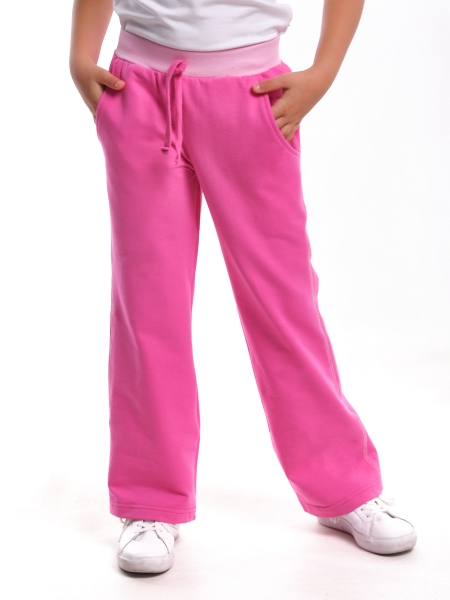 Брюки-кюлоты для девочек Mini Maxi, модель 0105, цвет малиновый - Штаны трикотажные