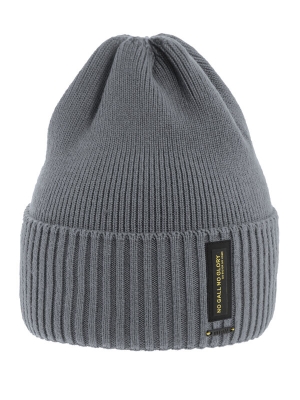 Шапка для мальчика Болельщик, Миалт темно-серый, весна-осень