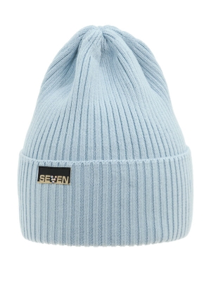 Шапка для девочки Севиль, Миалт бледно-джинсовый, весна-осень