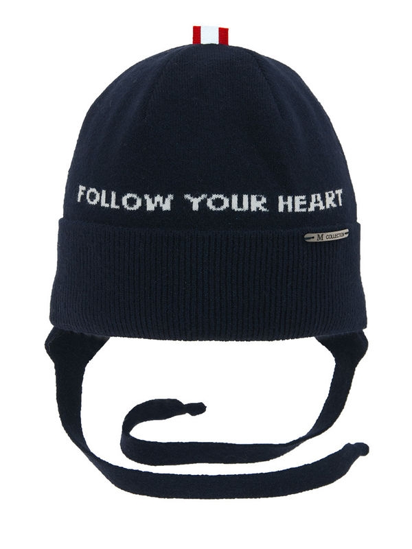 Шапка для мальчика Follow kids, Миалт темно-синий, весна-осень - Шапки весна-осень
