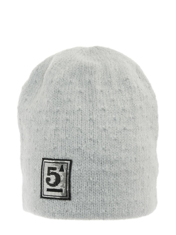 Шапка для девочки Эмма, Миалт светло-серый, зима-весна-осень - Шапочки молодежные