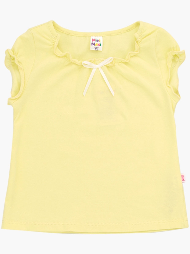 Футболка для девочек Mini Maxi, модель 3125, цвет желтый - Футболки для девочек